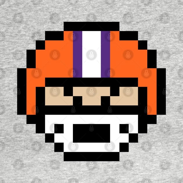 8-Bit Helmet - Clemson by The Pixel League